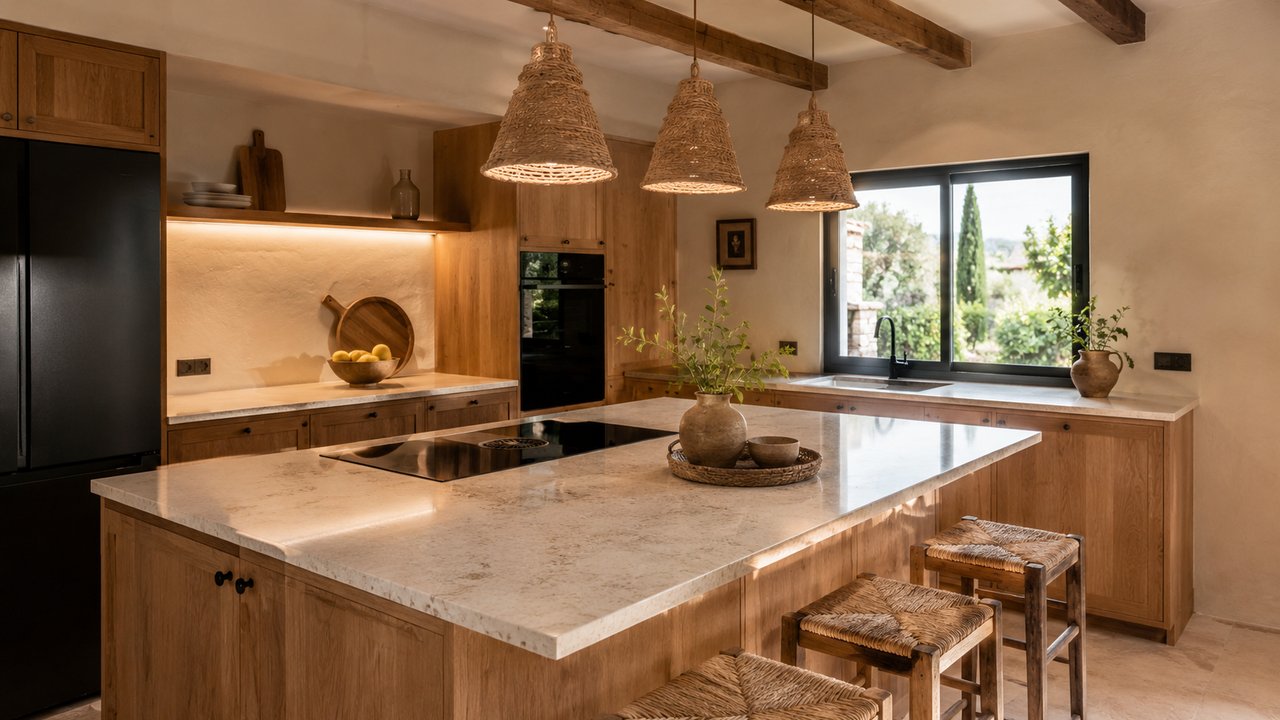 Resultado final de reforma integral en vivienda mediterránea