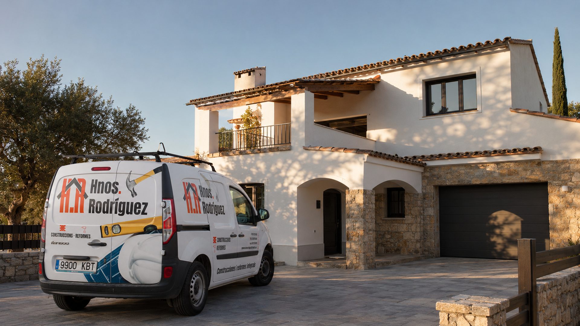 Imagen representativa de vivienda moderna y construcción en Girona